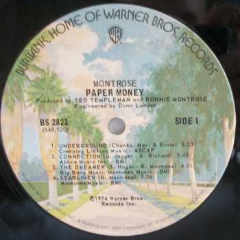 LP Montrose: Paper Money 590557