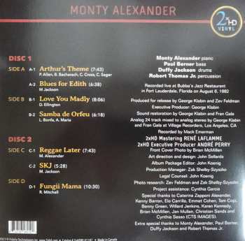 2LP Monty Alexander: Love You Madly: Live At  Bubba's DLX 622317