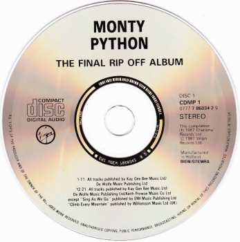 2CD Monty Python: The Final Rip Off 502003