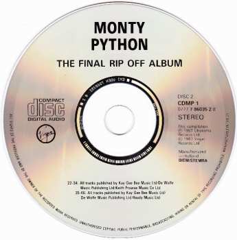 2CD Monty Python: The Final Rip Off 502003