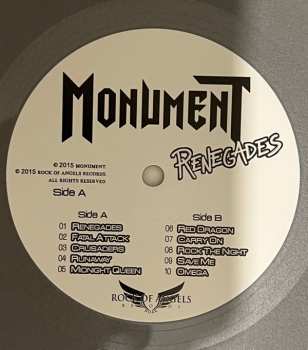 LP Monument: Renegades  LTD | CLR 420025