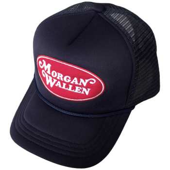 Merch Morgan Wallen: Mesh Back Cap Oval Logo Morgan Wallen