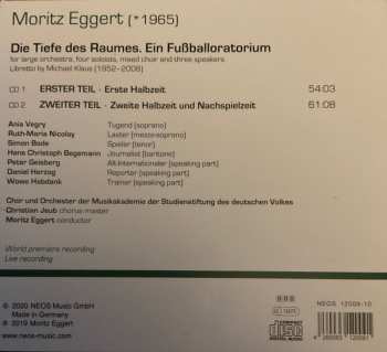 CD Moritz Eggert: Die Tiefe des Raumes. Ein Fußballoratorium 575372