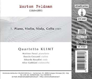 CD Morton Feldman: Piano, Violin, Viola, Cello 656886