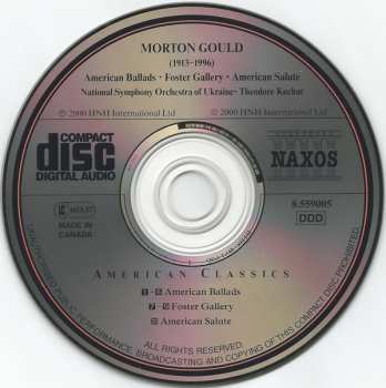 CD Morton Gould: American Ballads / Foster Gallery / American Salute 299692