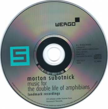 CD Morton Subotnick: Music For The Double Life Of Amphibians (Landmark Recordings) 336108