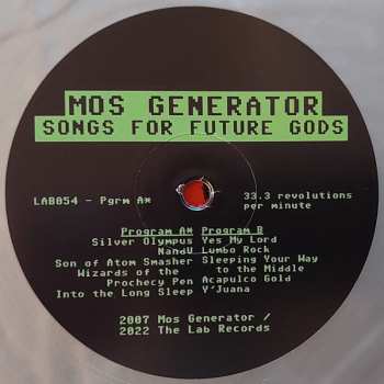 LP Mos Generator: Songs For Future Gods CLR 588019