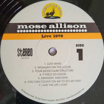 LP Mose Allison: Live 1978 576371