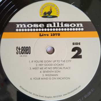 LP Mose Allison: Live 1978 576371