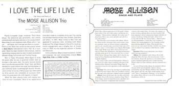 2CD Mose Allison: Transfiguration Of Hiram Brown; Creek Bank; I Love The Life I Live; V-8 Ford Blues; Young Man Mose 590099