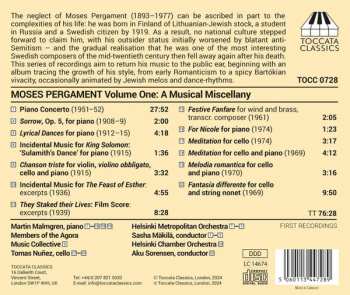 CD Tomas Nunez: Volume One: A Musical Miscellany 634233