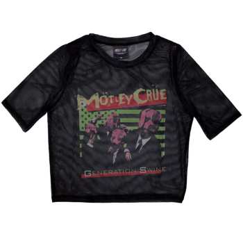 Merch Mötley Crüe: Dámské Crop Top Generation Swine