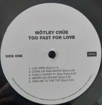 LP Mötley Crüe: Too Fast For Love 393812