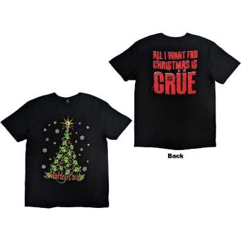 Merch Mötley Crüe: Motley Crue Unisex T-shirt: Xmas Crue (back Print) (small) S