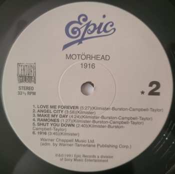 LP Motörhead: 1916 651815