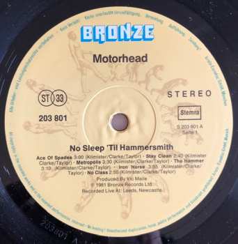 LP Motörhead: No Sleep 'til Hammersmith 669193