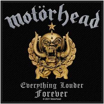 Merch Motörhead: Zádová Nášivka Everything Louder Forever