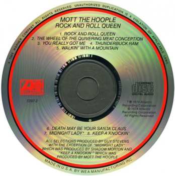 CD Mott The Hoople: Rock And Roll Queen 604239