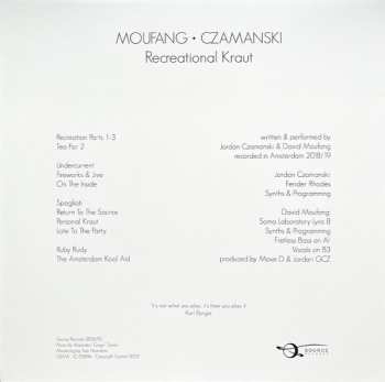 2LP David Moufang: Recreational Kraut 593743