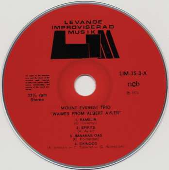 CD Mount Everest: Waves From Albert Ayler 285683