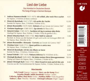 CD Movimento: Lied Der Liebe - Das Hohelied im Deutschen Barock / The Song Of Songs in German Baroque 283011