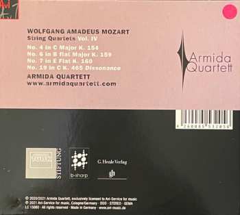 CD Wolfgang Amadeus Mozart:  String Quartets, Vol. 4 648222