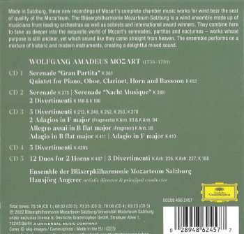 5CD Wolfgang Amadeus Mozart: Complete Wind Music 643900