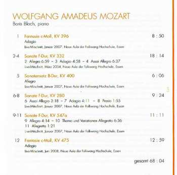 CD Wolfgang Amadeus Mozart: Piano Works 4 588679