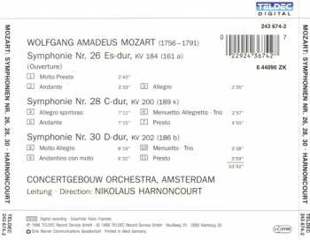 CD Wolfgang Amadeus Mozart: Symphonien Nr. 26, 28 & 30 388679