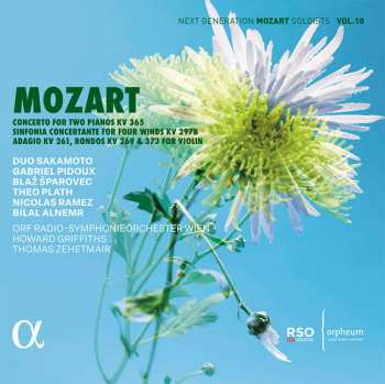 Wolfgang Amadeus Mozart: Concerto For Two Pianos KV 365 / Sinfonia Concertante For Four Winds KV 297b / Adagio KV 261, Rondos KV 269 & 373 For Violin