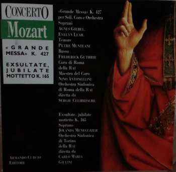 Album Wolfgang Amadeus Mozart: Grande Messa K. 427 / Exsultate, Jubilate Mottetto K 165