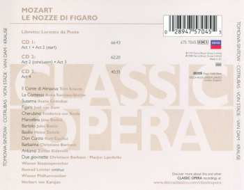 3CD Herbert von Karajan: Le Nozze Di Figaro 649066