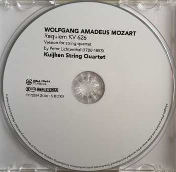 CD Wolfgang Amadeus Mozart: Requiem KV 626 648494