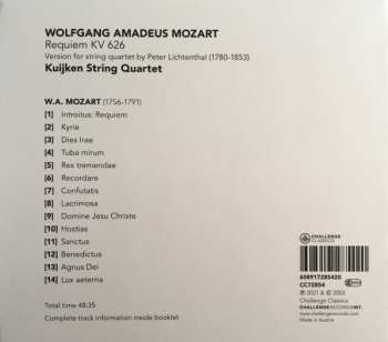 CD Wolfgang Amadeus Mozart: Requiem KV 626 648494