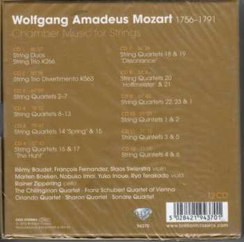 12CD Wolfgang Amadeus Mozart: Chamber Music For Strings (Complete String Duos, Trios, Quartets & Quintets) 620352