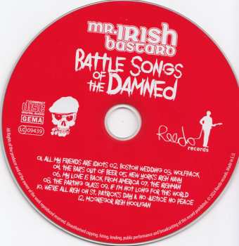 CD Mr. Irish Bastard: Battle Songs Of The Damned DLX | LTD 627149