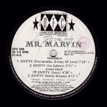 Album Mr. Marvin: Entity