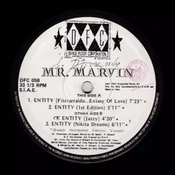 Mr. Marvin: Entity