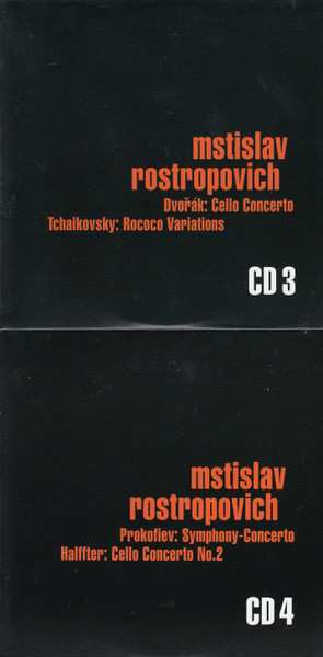 9CD/Box Set Mstislav Rostropovich: Plays Cello Works 624596