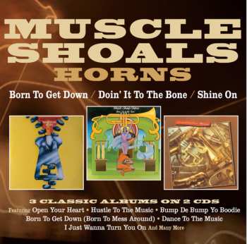 Album Muscle Shoals Horns: Born To Get Down / Doin' It To The Bone / Shine On