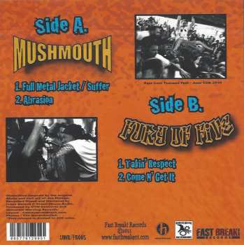 SP Mushmouth: East Coast Tsunami Fest 2010 Split Series Vol. 1 CLR 572439