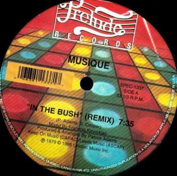 LP Musique: In The Bush (Remix) / Keep On Jumpin' (Remix) 578250