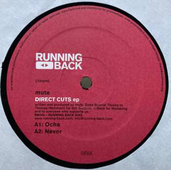 Album Mute: Direct Cuts EP