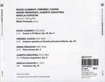 CD Muzio Clementi: Eclectic | Being Me 554040