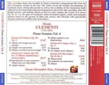 CD Muzio Clementi: Piano Sonatas Vol. 4 259464