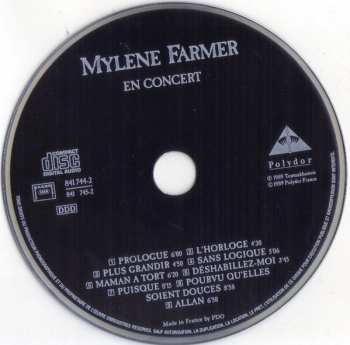 2CD Mylène Farmer: En Concert 146950