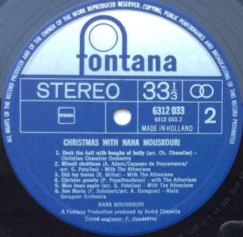 LP Nana Mouskouri: Christmas With Nana Mouskouri 623893