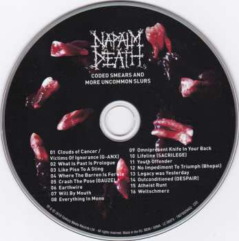 2CD Napalm Death: Coded Smears And More Uncommon Slurs 629258