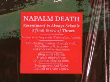 LP Napalm Death: Resentment Is Always Seismic – A Final Throw Of Throes CLR | LTD 565817