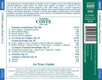 CD Napoléon Coste: Guitar Works Vol. 6 485014